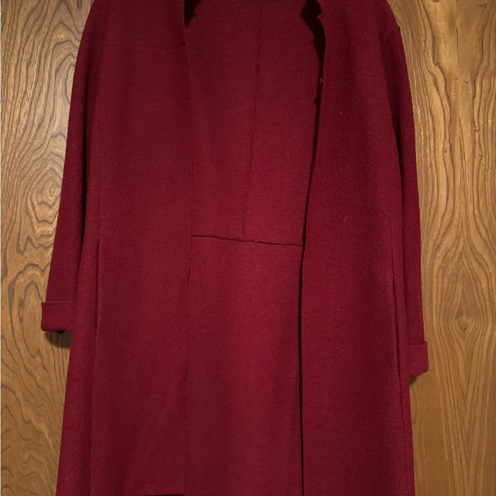 Elegant Red Women's Coat